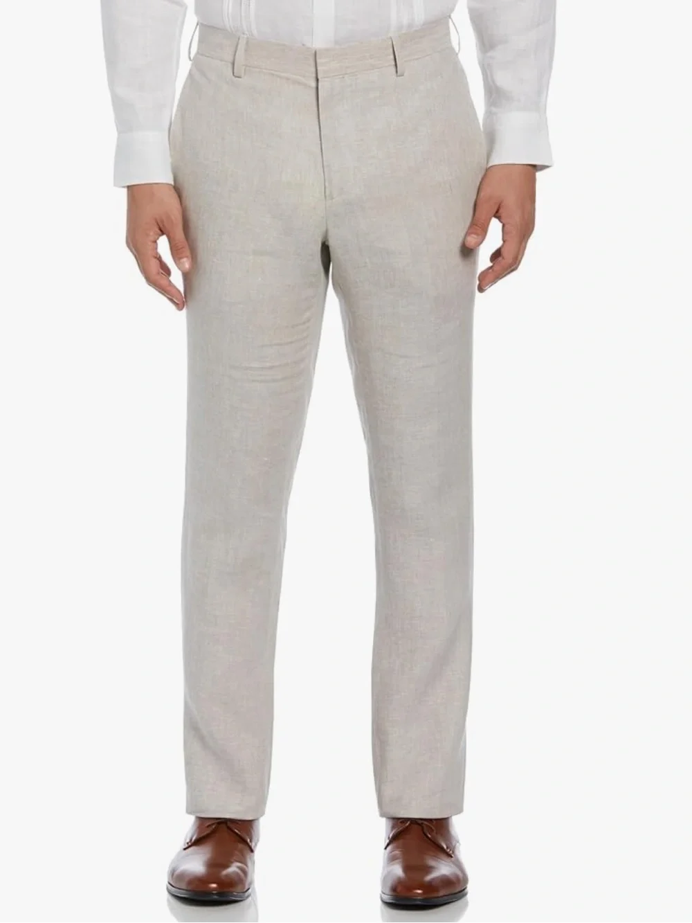 Perry Ellis Men's Light Beige Chinos